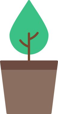 Doğa Düz Simgesi Tasarımı