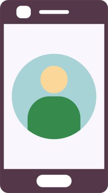 Kullanıcı Düz Simgesi Tasarımı