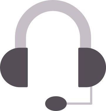 kulaklık düz simgesi tasarım