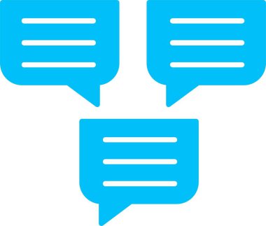 Sohbet Düz Simgesi Tasarımı