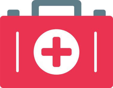 Tıbbi Kit Düz Simge Tasarımı