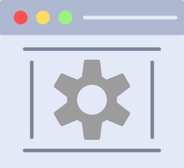 Optimizasyon Düz Simge Tasarımı