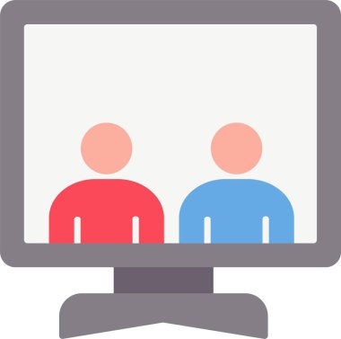 İş insanlar düz simgesi tasarım