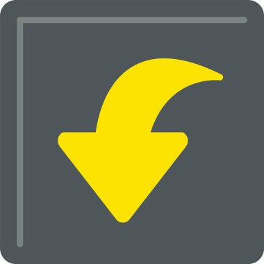 Eğik Düz Simge Tasarımı