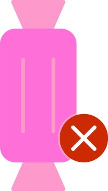 Tatlandırıcı Düz Simge Tasarımı Yok