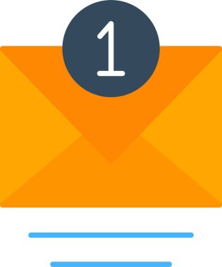 iletiyi düz simgesi tasarım