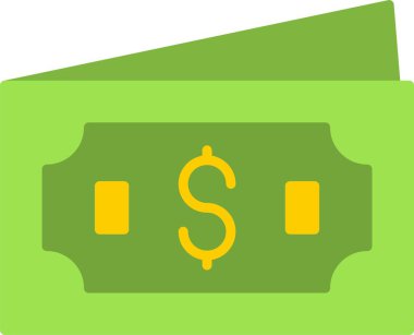 Para Düz Simgesi Tasarımı