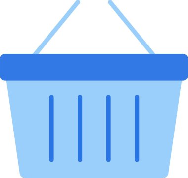 Basket Düz Simge Tasarımı