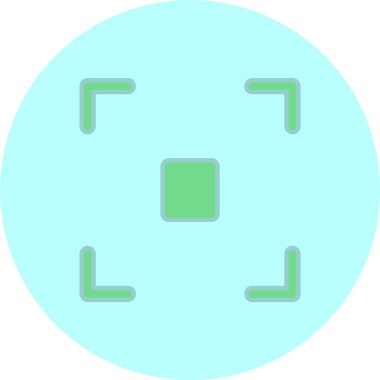 Düz Simge Tasarımı Odakla