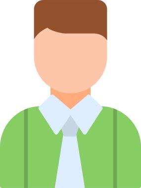 avatar düz simge tasarımı