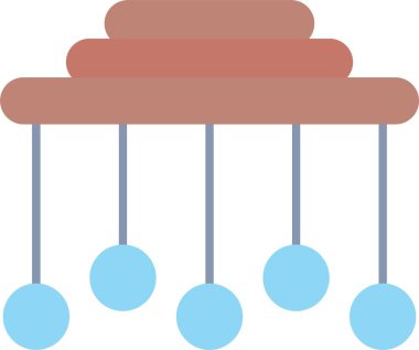 Sarkacı Düz Simge Tasarımı