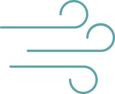 Rüzgar Düz Simgesi Tasarımı