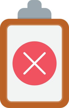 Yanlış Düz Simge Tasarımı