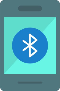 Bluetooth Düz Simge Tasarımı