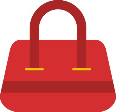 Çanta Düz Simge Tasarımı