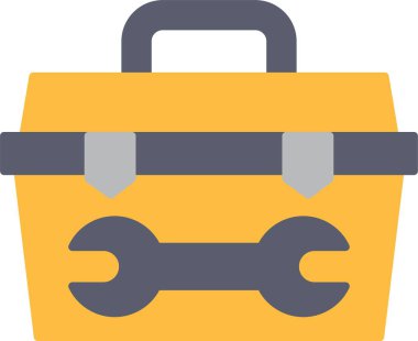 Araç Kutusu Düz Simge Tasarımı