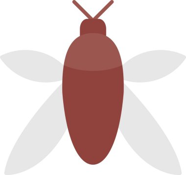 Böcek Düz Simgesi Tasarımı