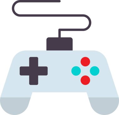 Oyun Konsolu Düz Simge Tasarımı