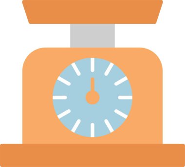 ölçek düz simgesi tasarım