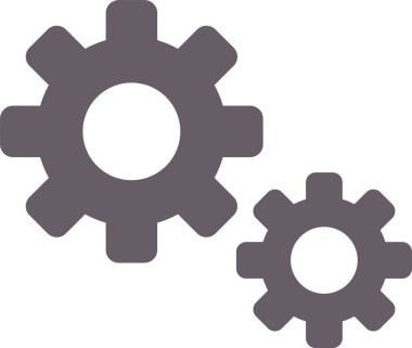 Gear Düz Simge Tasarımı