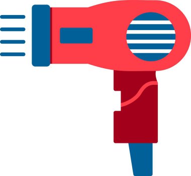 Saç kurutma makinesi Düz Simge Tasarımı