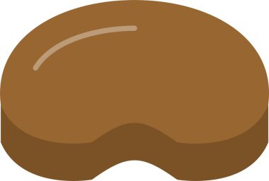 Biftek düz simgesi tasarım