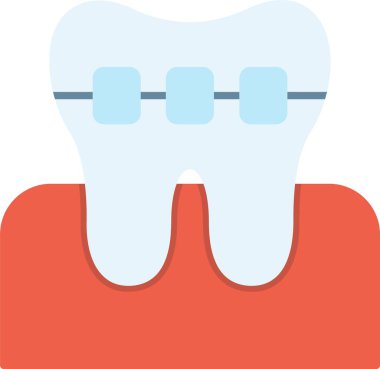 Parantez Düz Simge Tasarımı