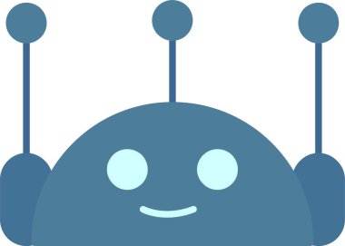 Chatbot Düz Simge Tasarımı