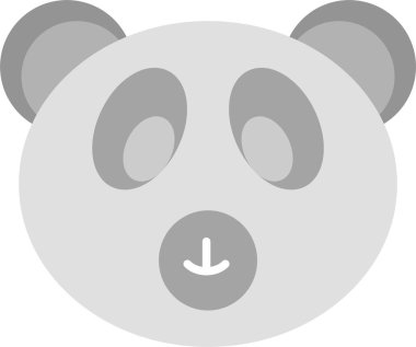 Kutup Ayısı Düz Simge Tasarımı