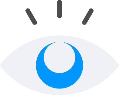 Göz Düz Simgesi Tasarımı