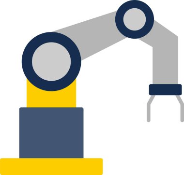 Robotik Kol Düz Simge Tasarımı