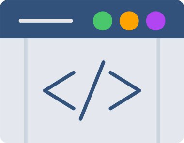 Düz Simge Tasarımı Kodlanıyor