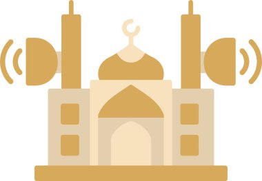 Cami Sözcüsü Düz Simge Tasarımı