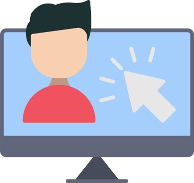 Seçim Düz Simge Tasarımı