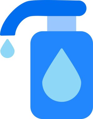 Sıvı Düz Simge Tasarımı Temizleniyor