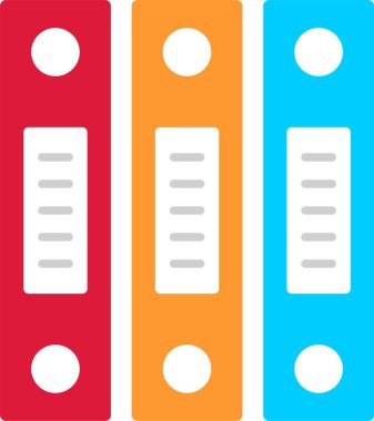 Bağlayıcılar Düz Simge Tasarımı