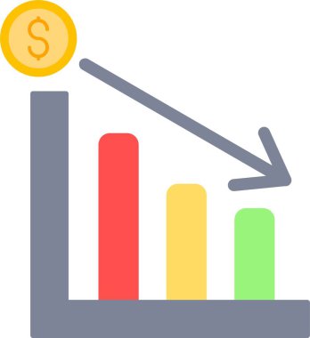 Düz Çizelge Düz Simge Tasarımı