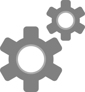 Otomasyon Düz Simge Tasarımı