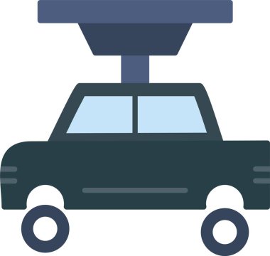 Araba Tamiri Düz Simgesi Tasarımı