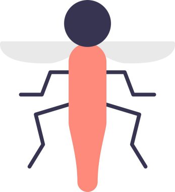 Böcek Düz Simgesi Tasarımı