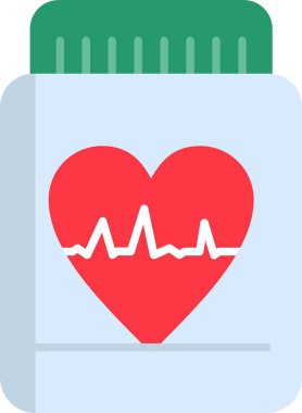 Pill Düz Simge Tasarımı