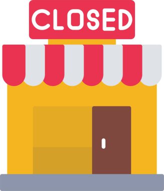 Düz Simge Tasarımı Kapat