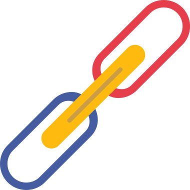 Bağlantı Düz Simgesi Tasarımı