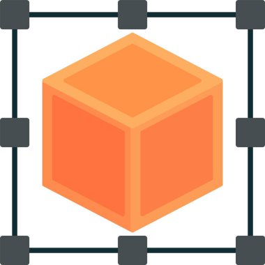 ölçek düz simgesi tasarım