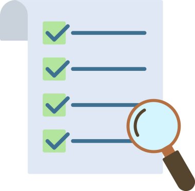 Araştırma düz simgesi tasarım