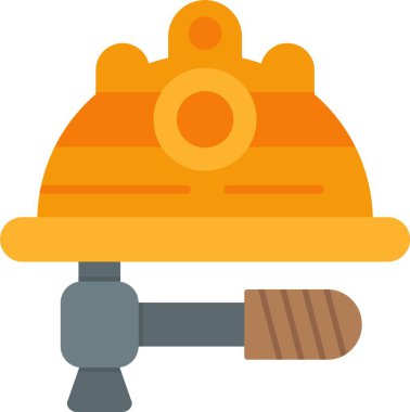 Şapka Düz Simgesi Tasarımı