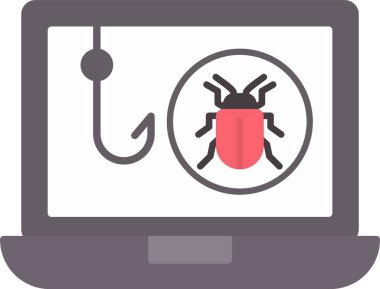 Phishing Düz Simge Tasarımı