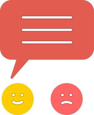 Yanıt Düz Simge Tasarımı