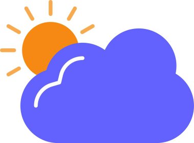 Sunny Düz Simge Tasarımı