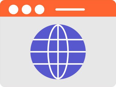 Web düz simge tasarımı